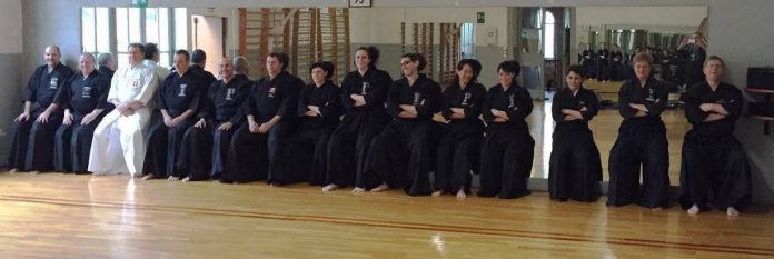 Iaido training: in the flow