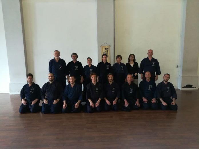 Primo allenamento della nazionale di Jodo