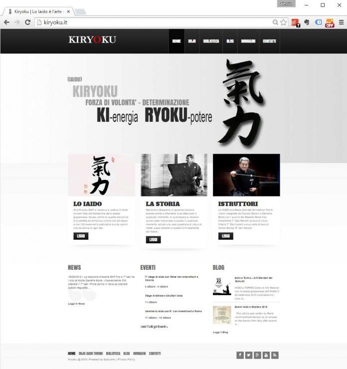 Sito Web Kiryoku 2013