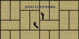 Jodo, footwork per Honte Uchi e Gyakute Uchi jodo footwork