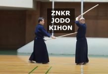 ZNKR Jodo Kihon Kurogo sensei e Shiiya sensei jodo kihon