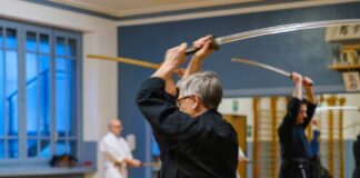 La lezione di koryu in dojo Iaido koryu in dojo